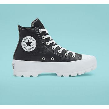 Scarpe Converse Chuck Taylor All Star Lugged Leather - Sneakers Donna Nere, Italia IT 410H